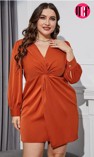 Asymmetric Wrap Dress