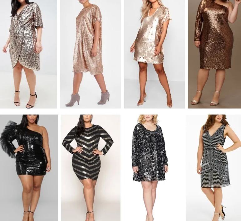 Top 10 Sequin Dresses For Plus-Sized Women